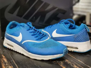 2016 Nike Air Max Thea Blue//White Running Shoes 599409-413 Women 9.5 gradient running gear