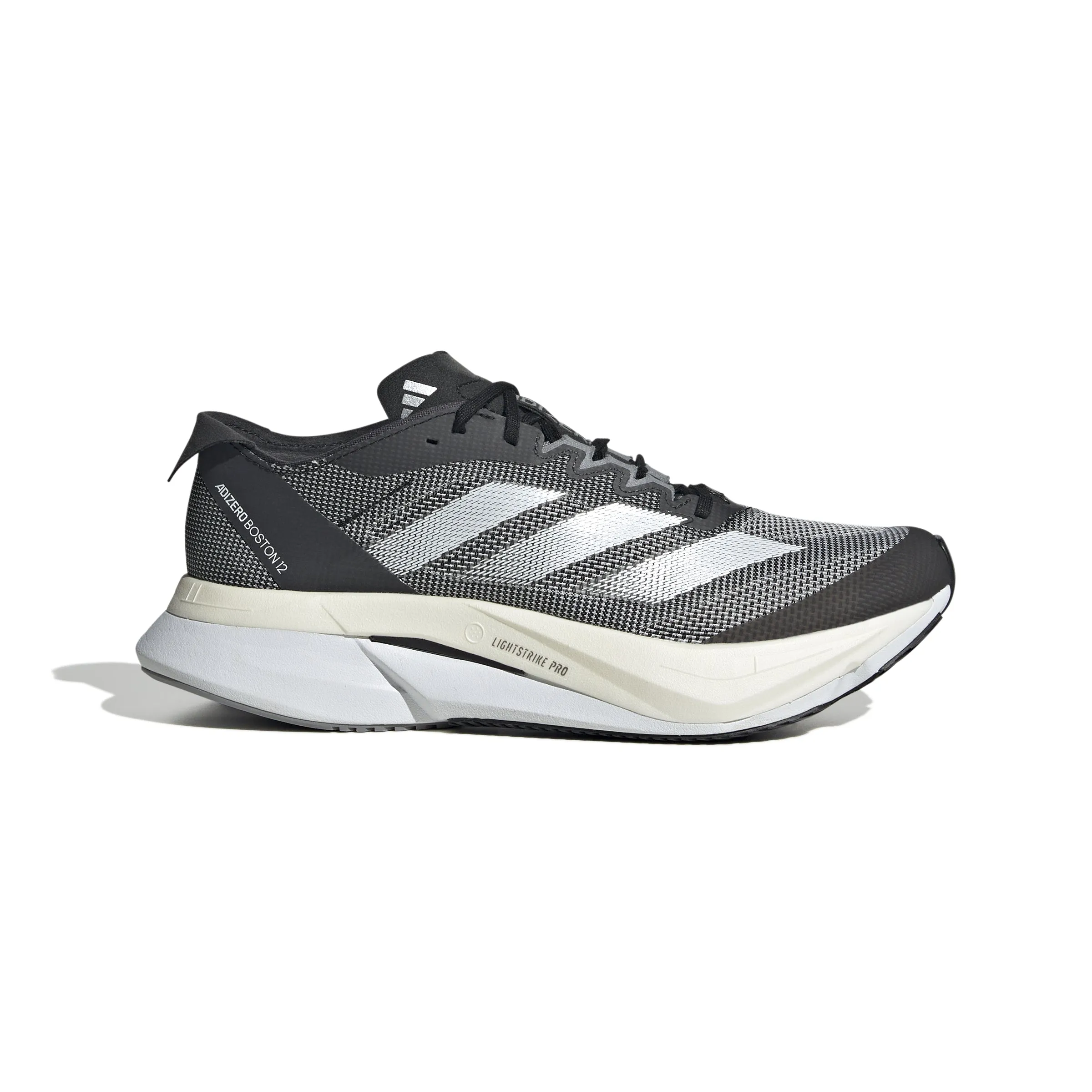 WOMEN'S BOSTON 12 - B - CORE BLACK/FEATHER WHITE leather - finish - design shoes