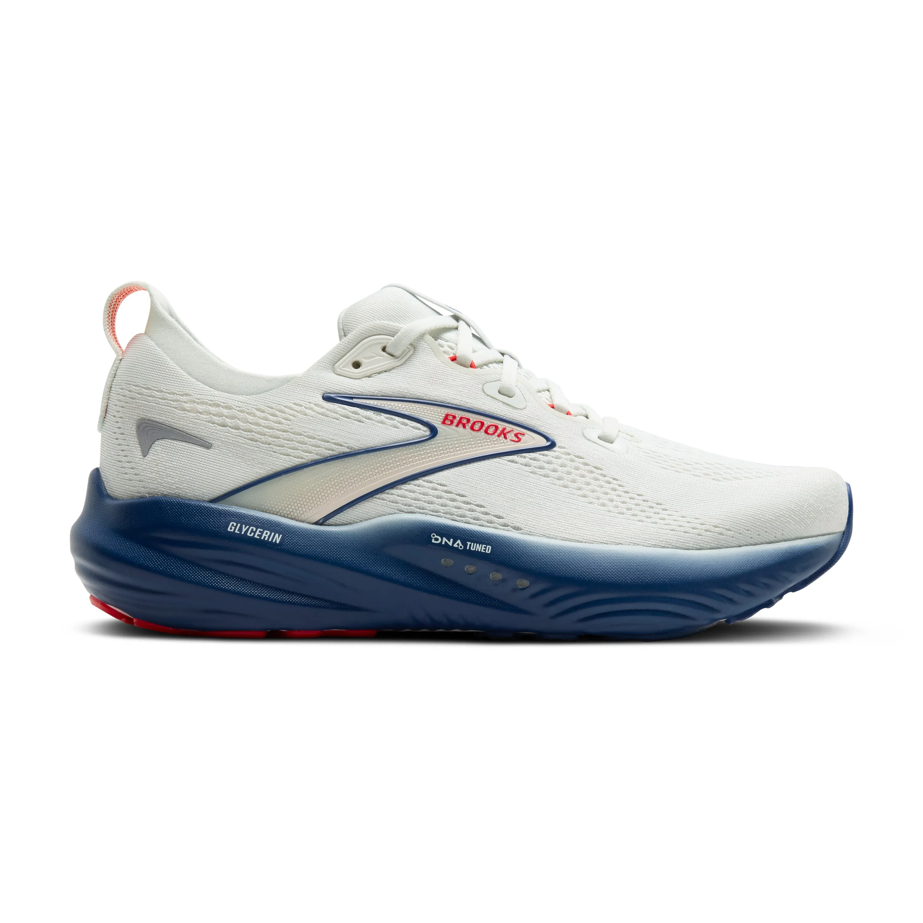 MEN'S GLYCERIN 22 - D - 404 GRAY/NAVY PEONY/FIERY RED sunny day running shoe condition Responsive foam