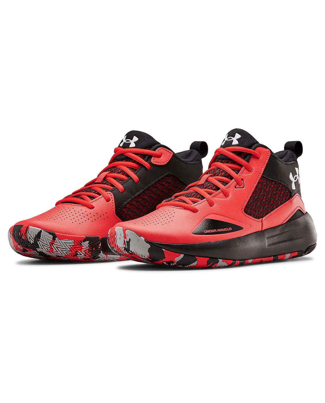 Microfiber Reinforcement UA Lockdown 5 Adult Basketball Shoes