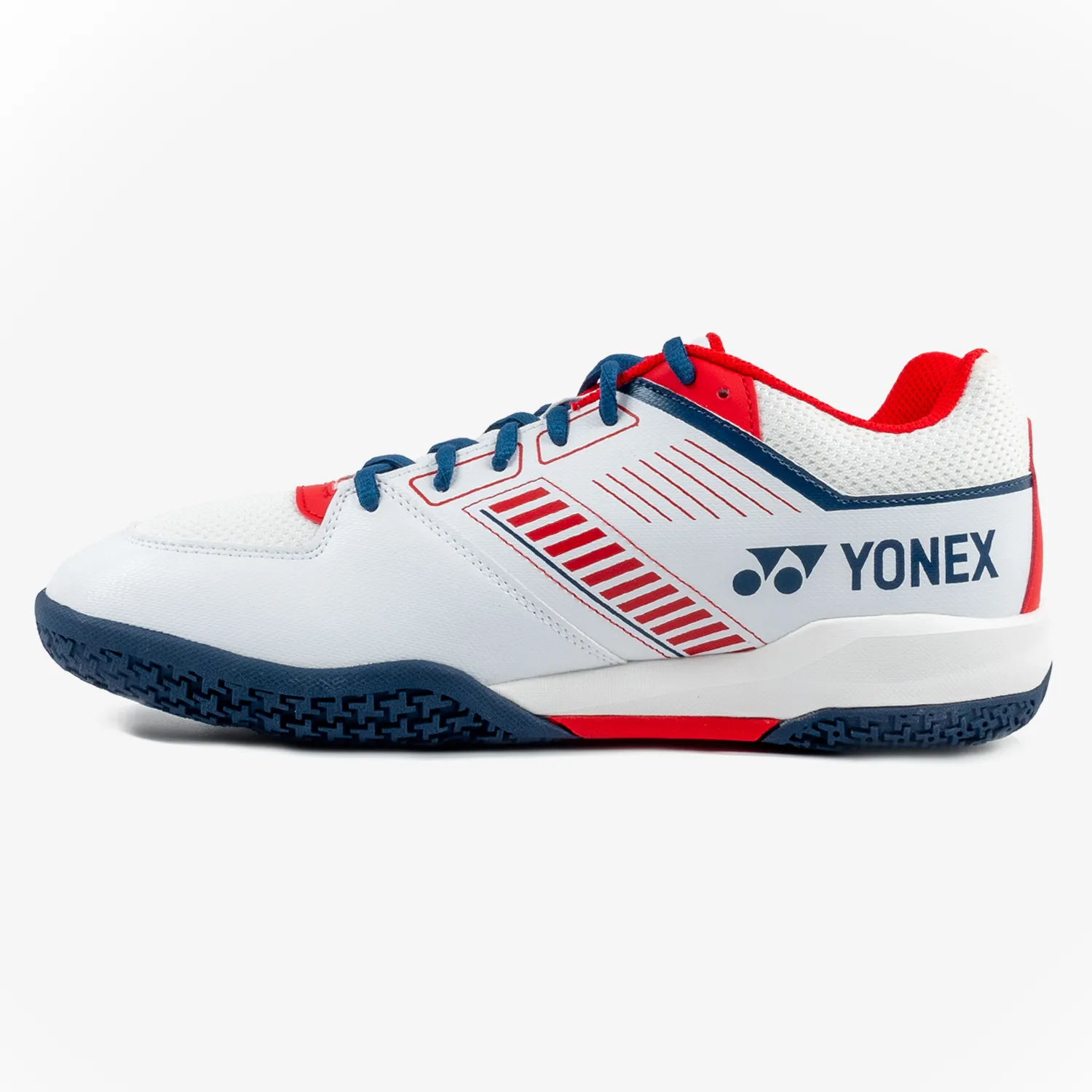 Yonex Strider Wide (White/Red) Court Shoe Water Guard