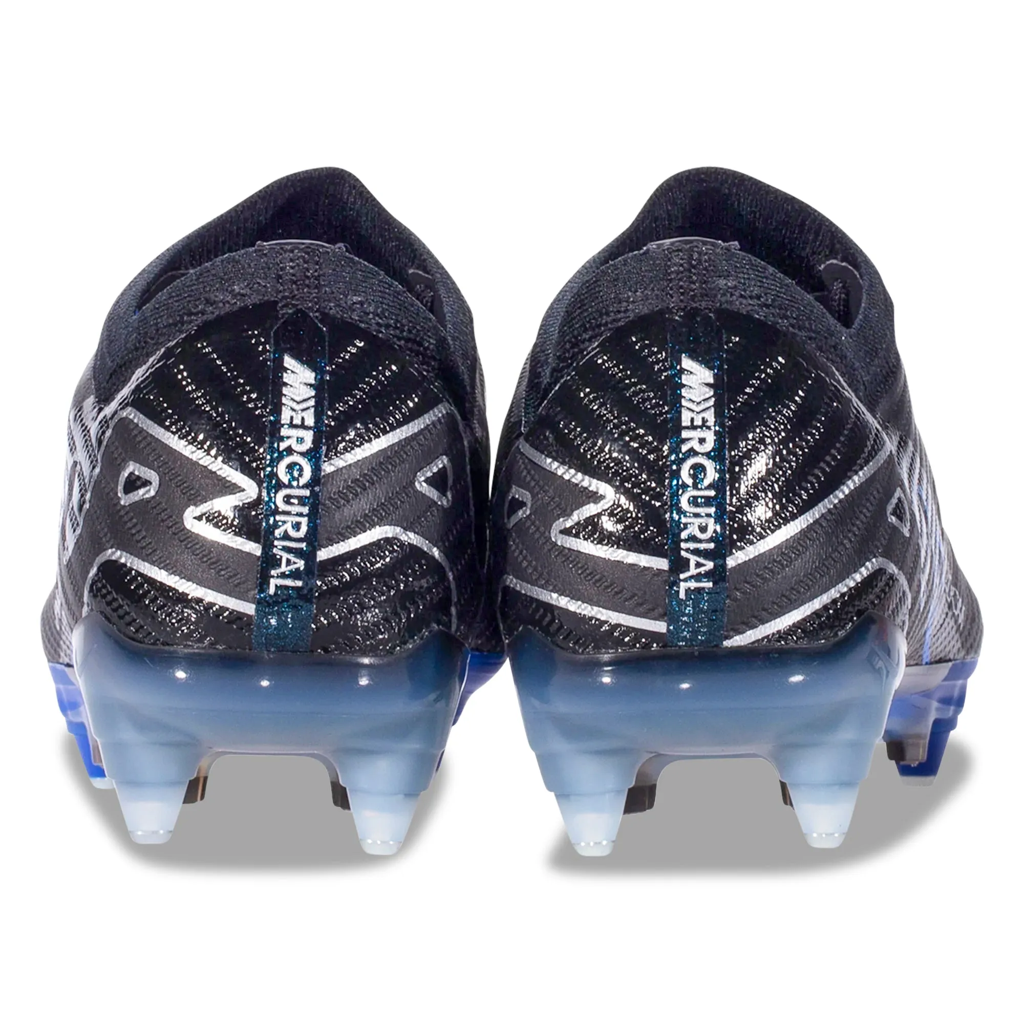 snowboarding - slope shoes belly - dance - performance shoes Nike Zoom Vapor 15 Elite Firm Ground Soccer Cleats (Black/Chrome-Hyper Royal)