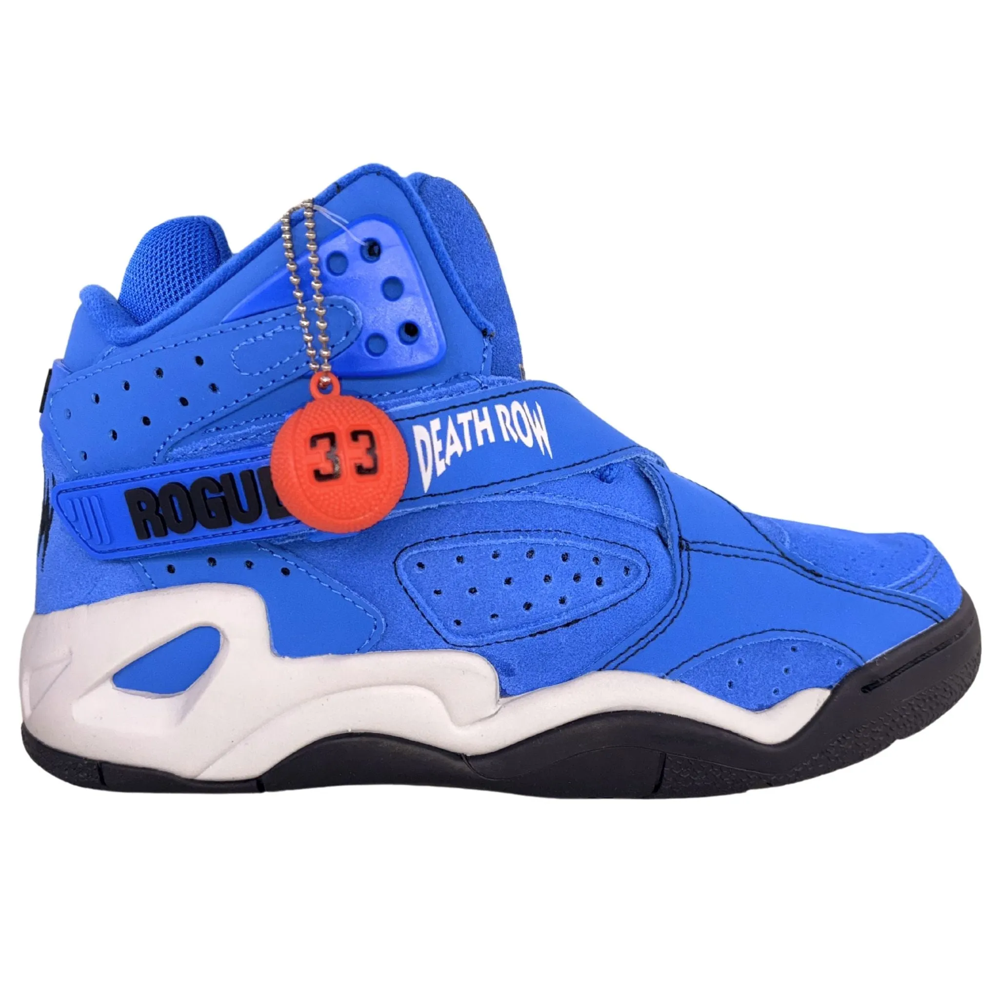 Game Edge Bright tone Patrick Ewing Athletics Men's 1BM01784 402 ROGUE X DEATH ROW RECORDS Blue Black Basketball Shoes