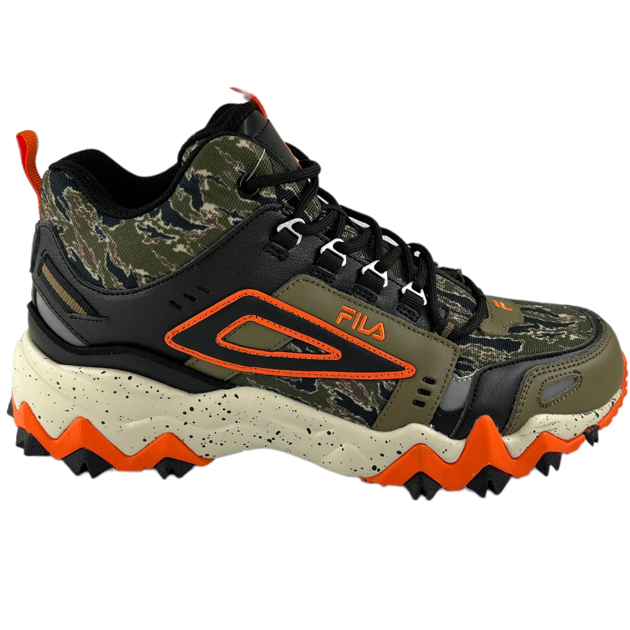 Slim Line Chic Fit Fila Men's Oakmont TR Mid Casual Trail Running Shoes