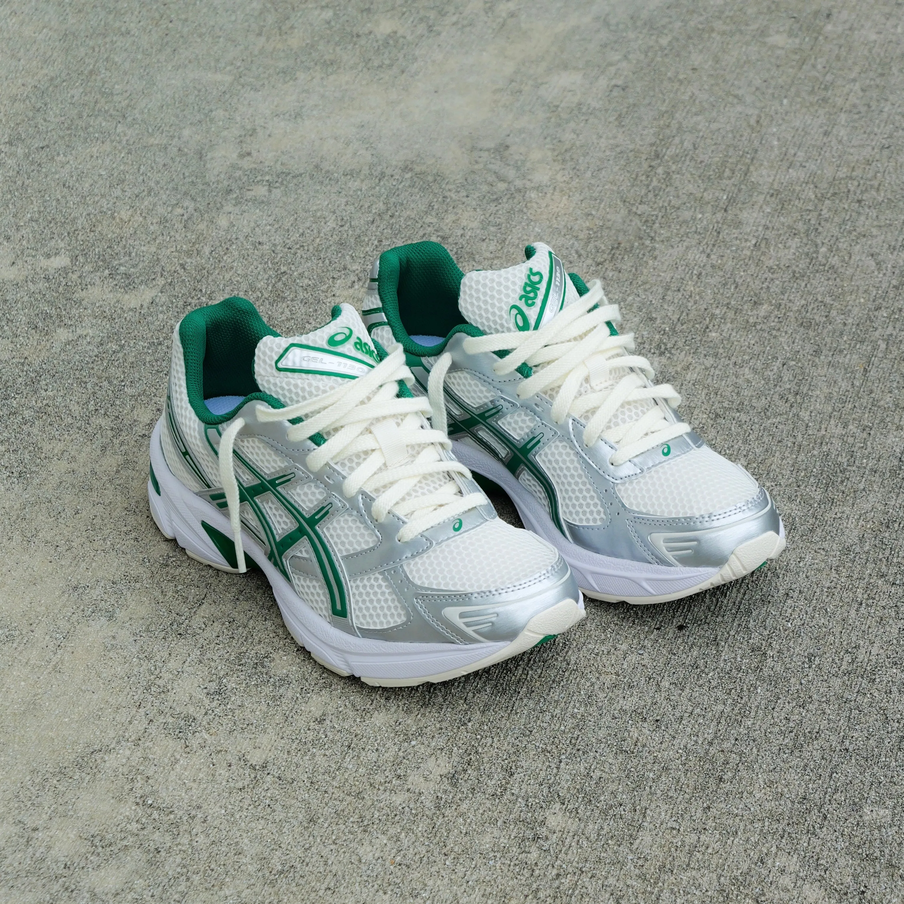 basketball shoes Mens Asics Gel-1130 (Cream/Kale)