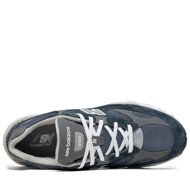 New Balance Made In USA 992 - Navy/Grey Comfort Padding Around Ankle Cardio