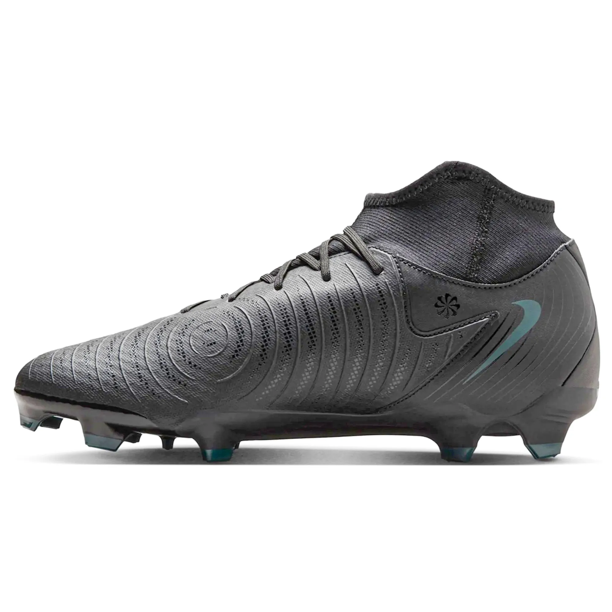 Comfort First Nike Phantom Luna II Academy FG/MG Soccer Cleats (Black/Black-Deep Jungle)