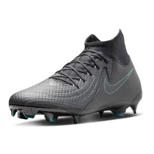 leather upper shoes Hiking Shoes Nike Phantom Luna II Academy FG/MG Soccer Cleats (Black/Black-Deep Jungle)