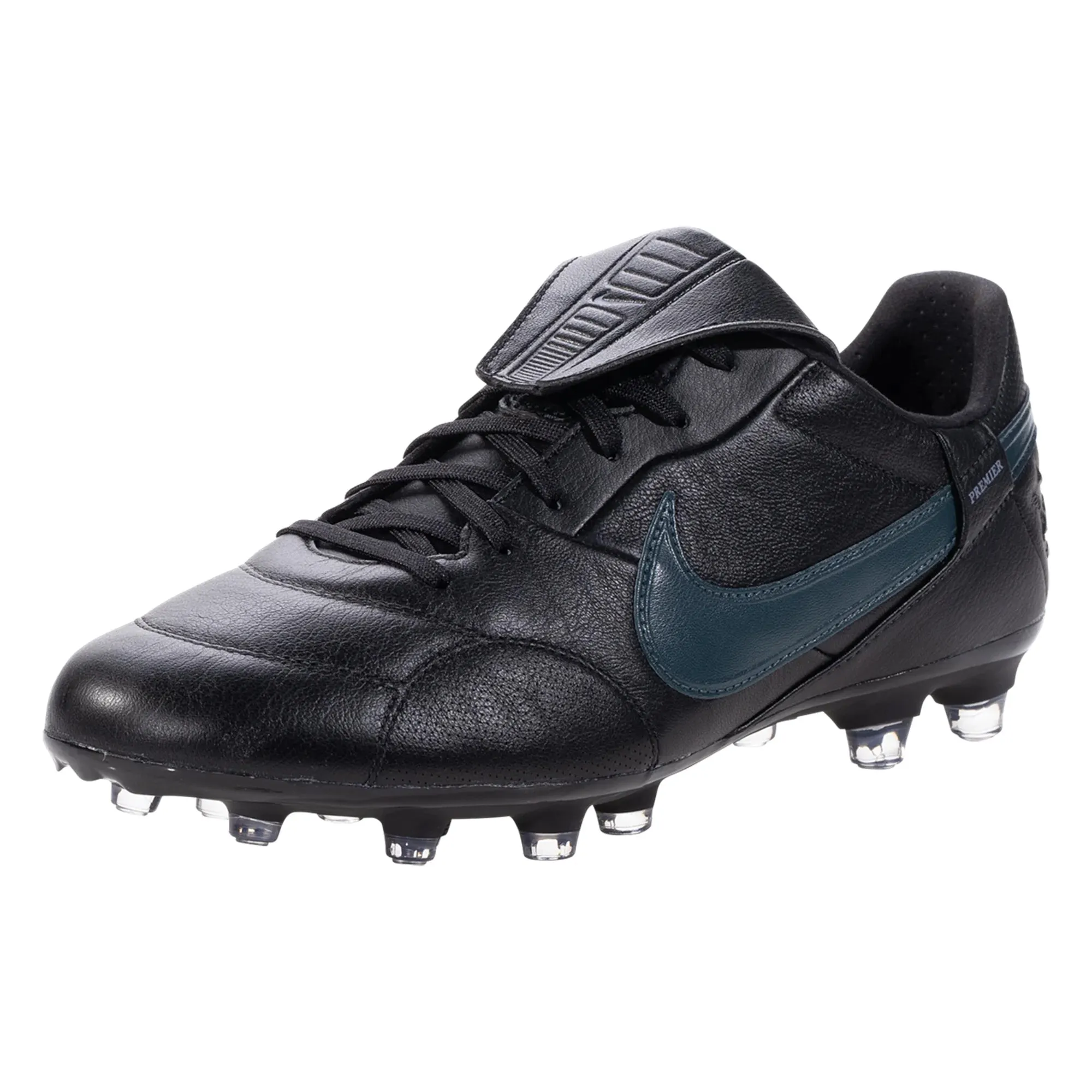 Heel Support Anti Slip Nike Premier III FG Soccer Cleats (Black/Black Deep Jungle)