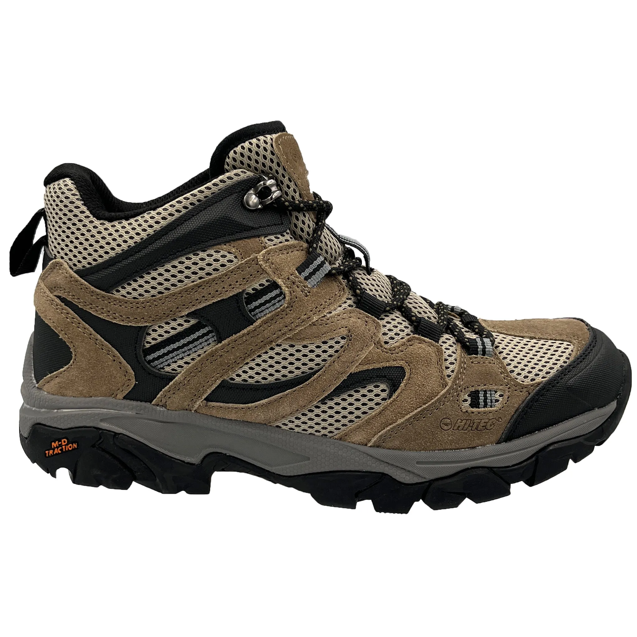 Work Life Suede Soft Hi-Tec Men's Ravus Mid Dark Taupe Hiking Boots