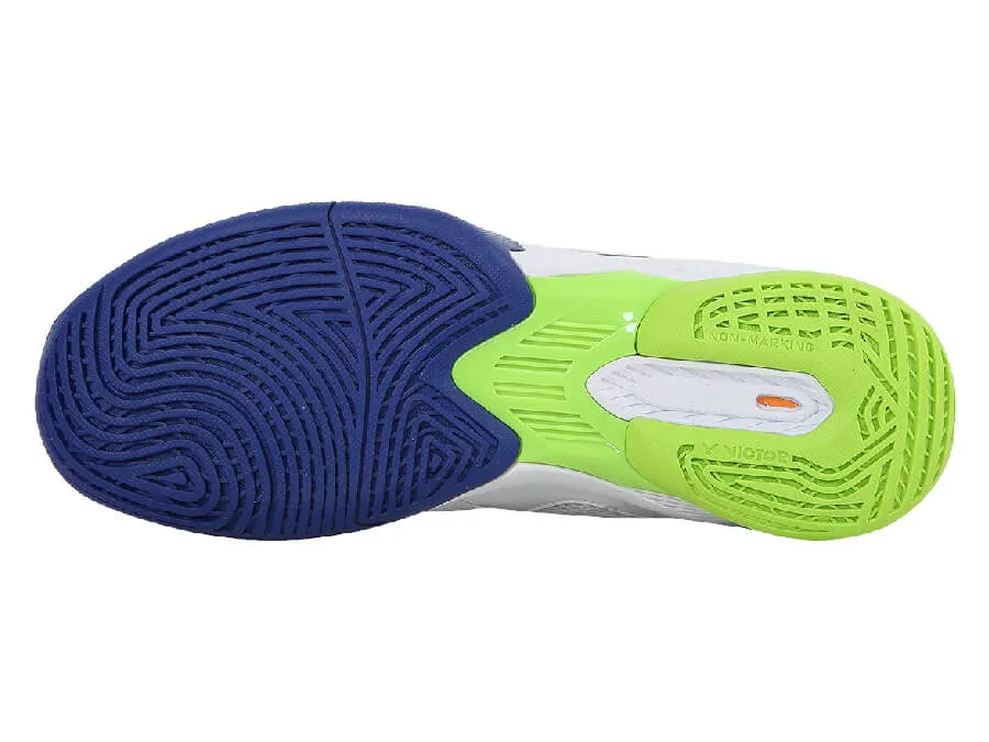 Victor A610III-AB Court Shoes [Pearly White/Mazarine Blue] health Start Legend