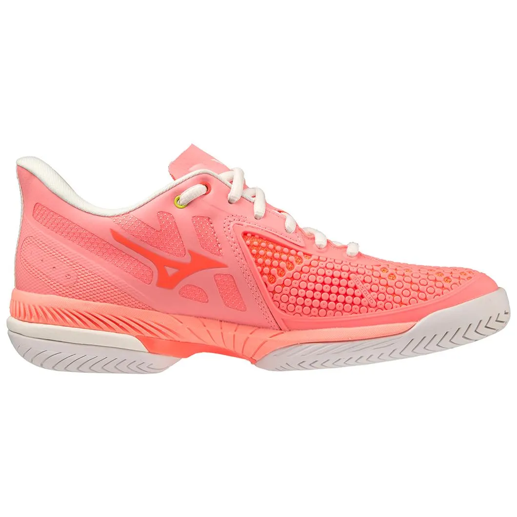 Mizuno Wave Exceed Tour 5 AC Ladies Court Shoes [Candy Coral/Snow White] Synthetic Upper