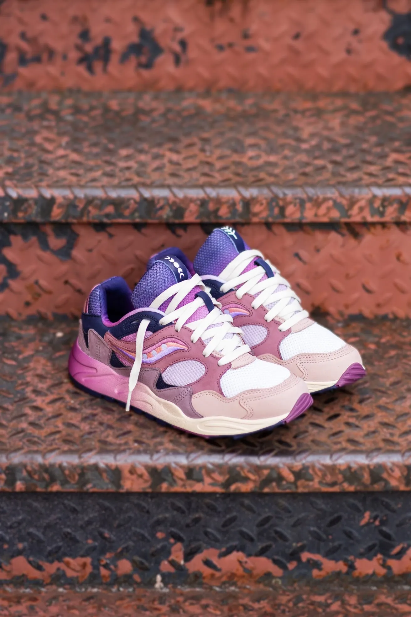Mens Saucony Grid Shadow 2 Summer Solstice (Lilac/Blue) Designer comfort Street cushioning