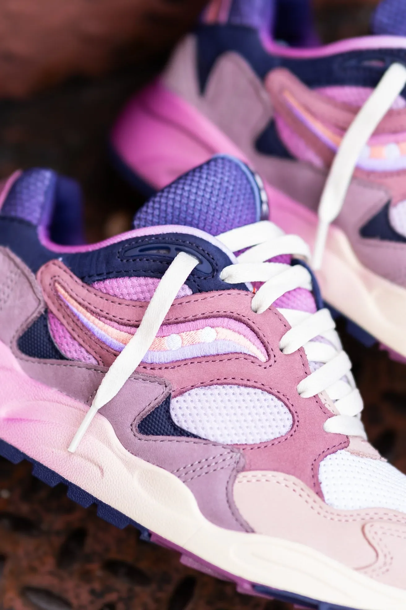 toe - box Mens Saucony Grid Shadow 2 Summer Solstice (Lilac/Blue)