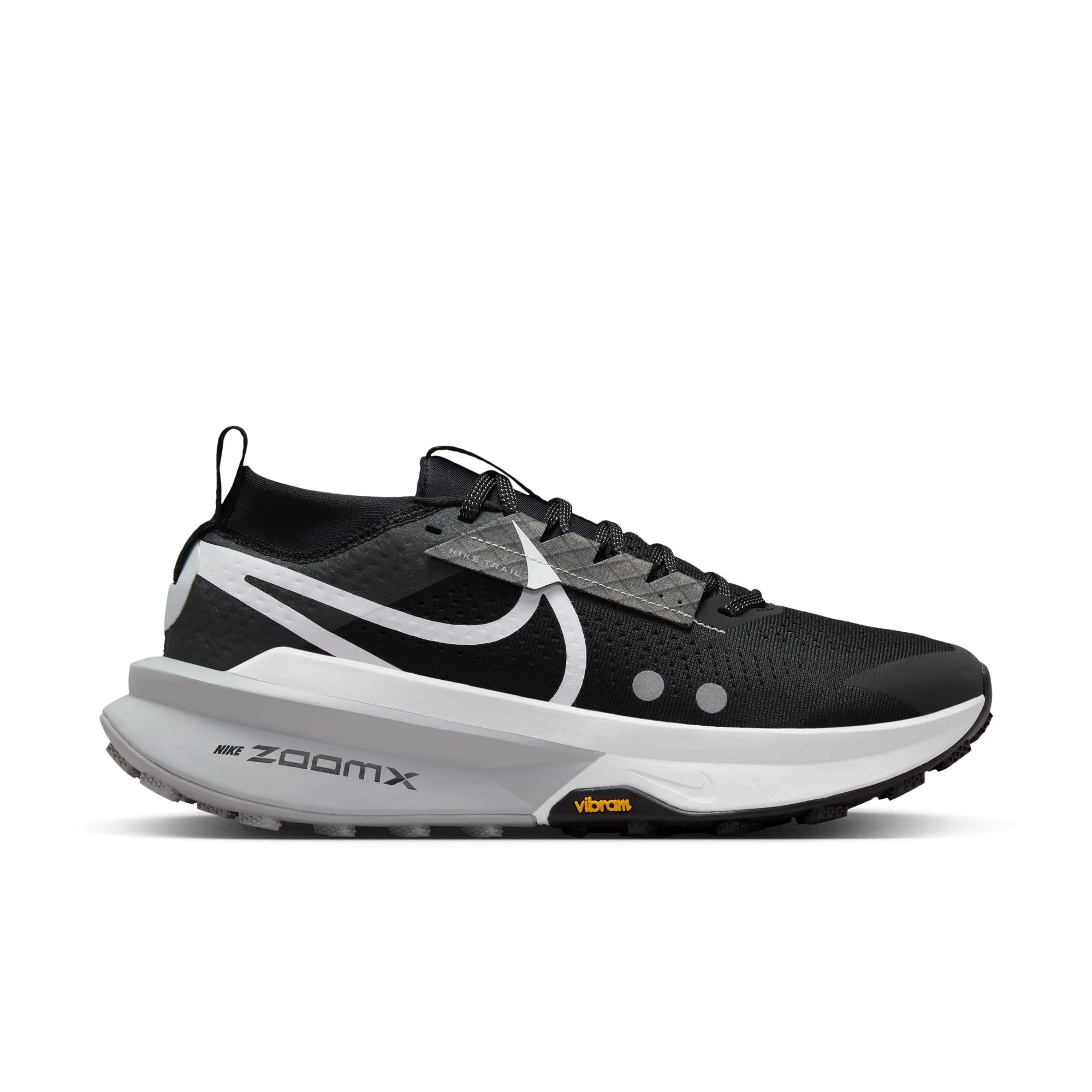 MEN'S ZEGAMA TRAIL 2 - D- 001 BLACK/WHITE-WOLF GREY warm - weather Lightweight Flexibility