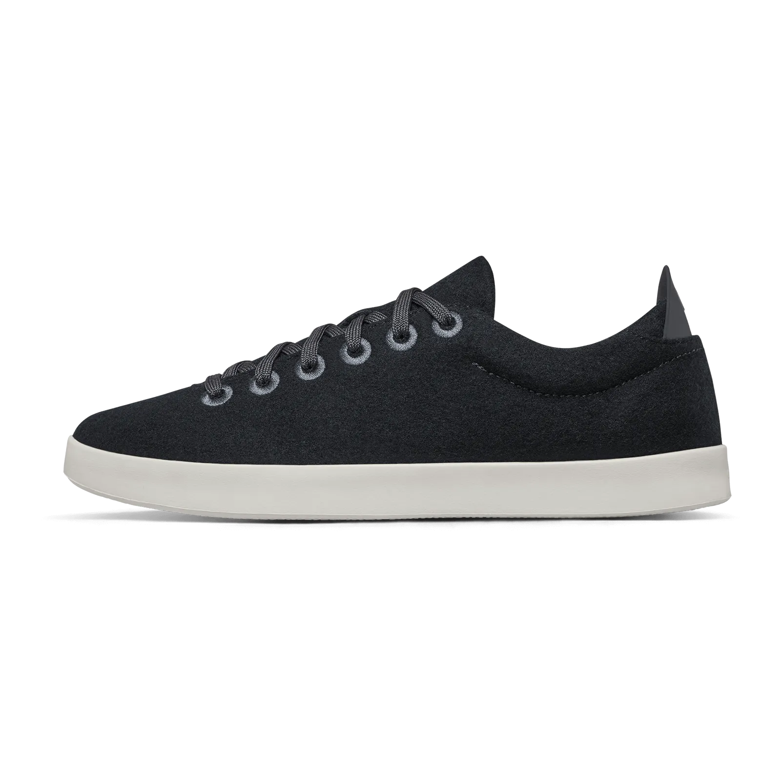 Women's Wool Piper - True Black (White Sole) Stylish Sole