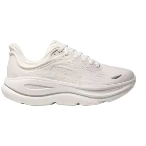 HOKA Bondi 9 B Womens Running Shoes running in a frozen waterfall area shoes