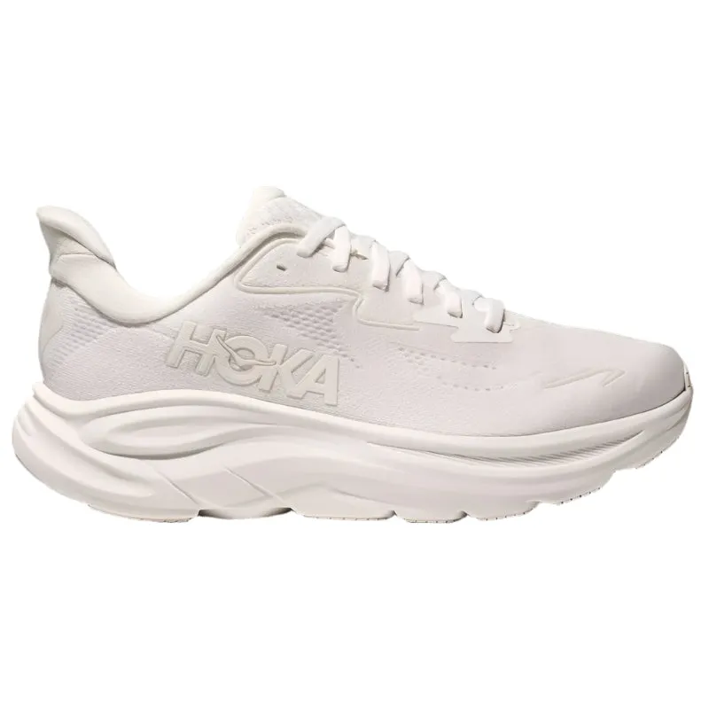 HOKA Clifton 10 B Womens Running Shoes running in bright colors