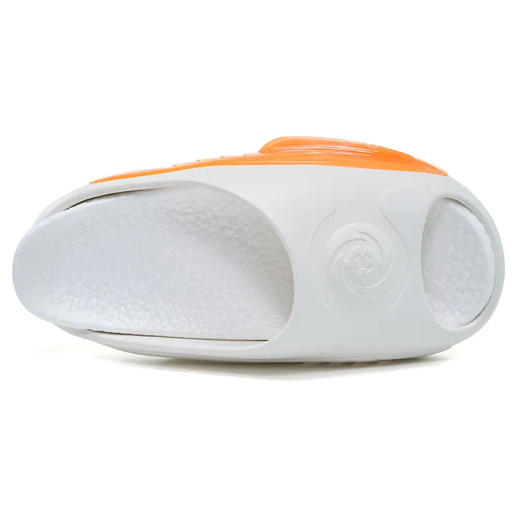 Rigorer Shark 2 Slides "White/Orange" Temperature Regulating Fabrics
