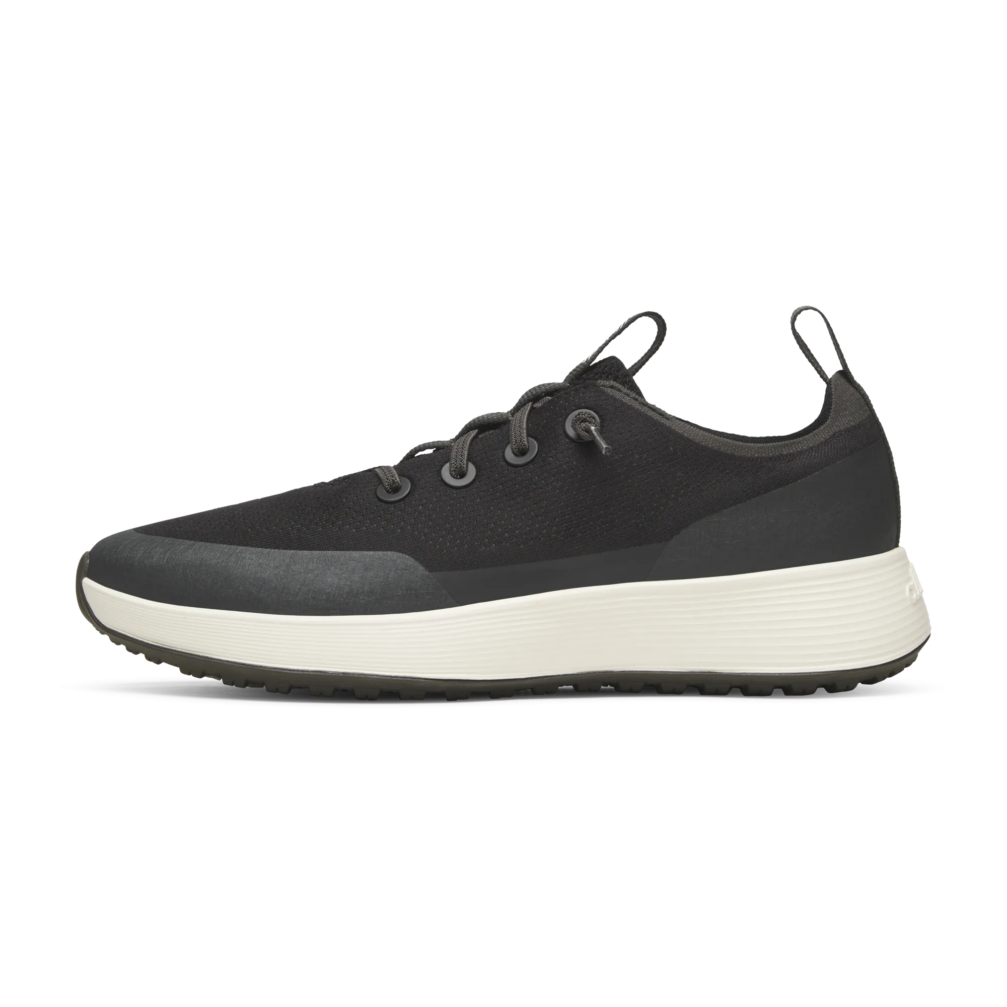 Women's Tree Runner Go - Utility - Natural Black/Dark Jungle (Natural White Sole) Slim flair Street traction