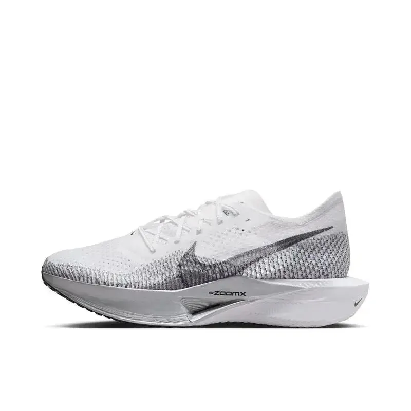 Wardrobe Base Nike ZoomX Vaporfly NEXT% 3 Men's and Women's Carbon Plate Marathon Comfortable Cushioned Non-slip and Wear Shoes White Blue