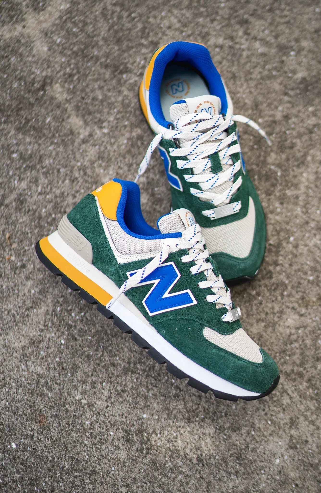 Mens New Balance 574 (Green/Royal) - ML574DVG highly recommended