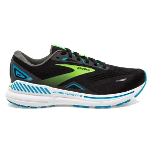MEN'S ADRENALINE 23 - D - 006 BLACK/HAWAIIAN OCEAN/GREEN leather upper shoes Visible