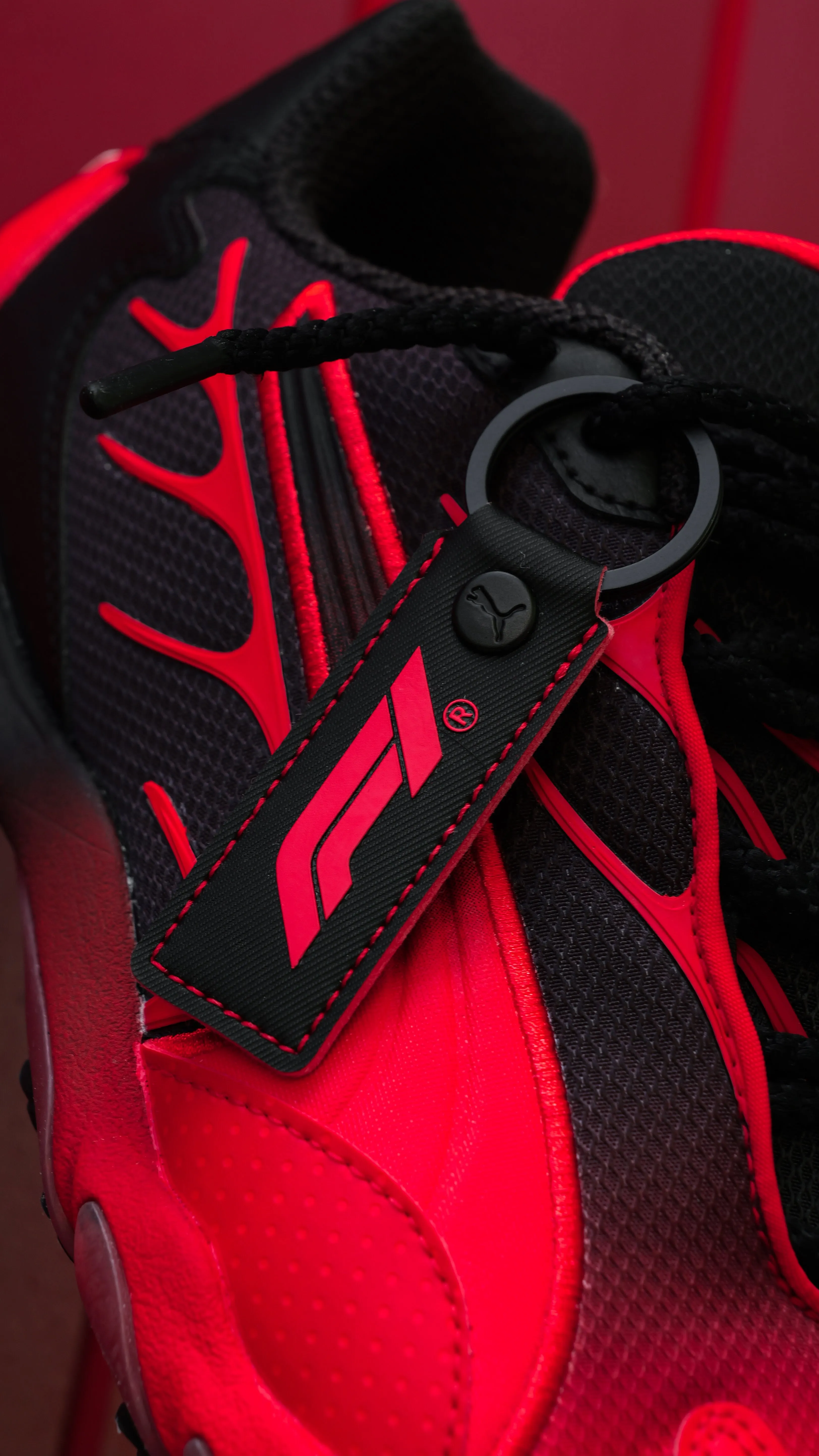 closure - type Mens Puma Inhale F1 75yrs (Puma Black/Pop Red)