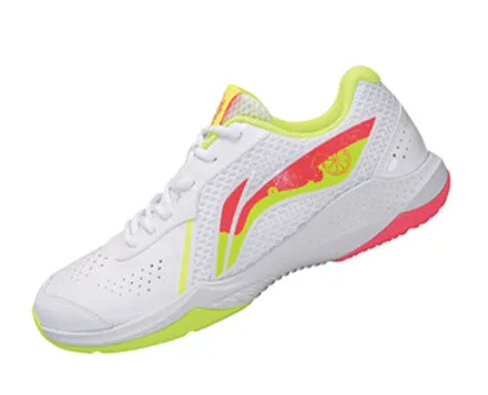 Li Ning Badminton Shoe Kids' [White/Yellow] AYTT014-1 - Pre Order Light Edge Boost Max