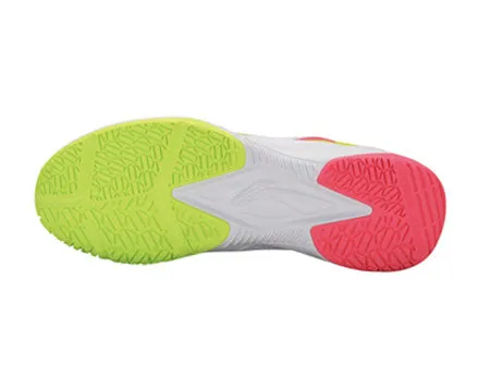 Glide MasterX movement Li Ning Badminton Shoe Kids' [White/Yellow] AYTT014-1 - Pre Order