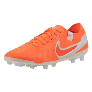Nike Legend 10 Pro AG-Pro Soccer Cleats (Hot Lava/White) Stylish Look