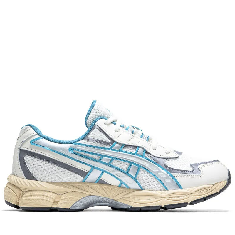 Asics Gel-NYC 2055 - Cream/Blue Teal Subtle patterns