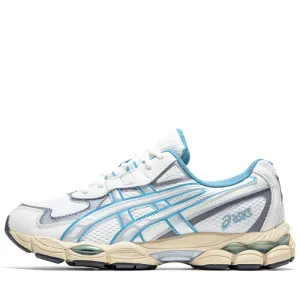 Asics Gel-NYC 2055 - Cream/Blue Teal running in relay races shoes toe - support - system