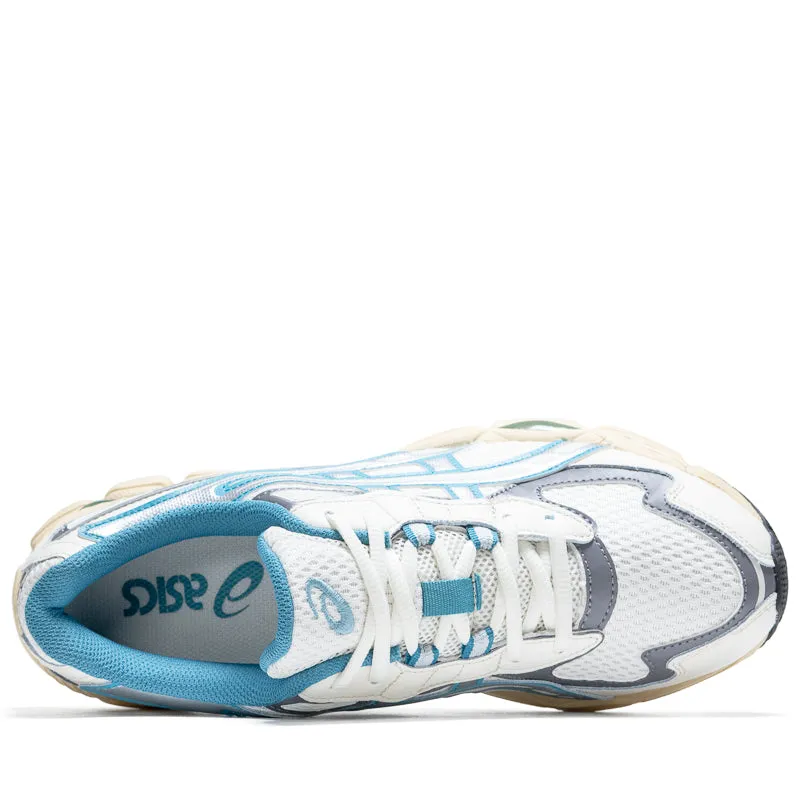 Bounce Back weekend - run Asics Gel-NYC 2055 - Cream/Blue Teal