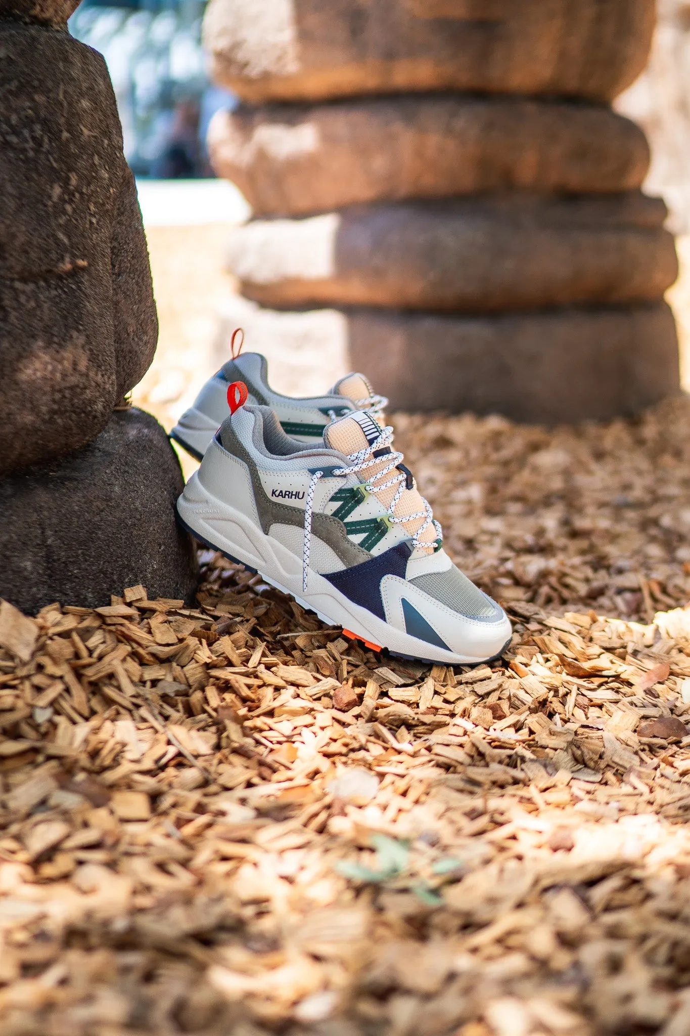 Karhu Fusion 2.0 (Lily White/Foliage Green) size mobility - facilitation - level