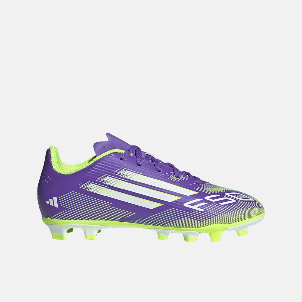 Kids' Adidas F50 Club FG/MG Soccer Cleats Durable Material most difficult