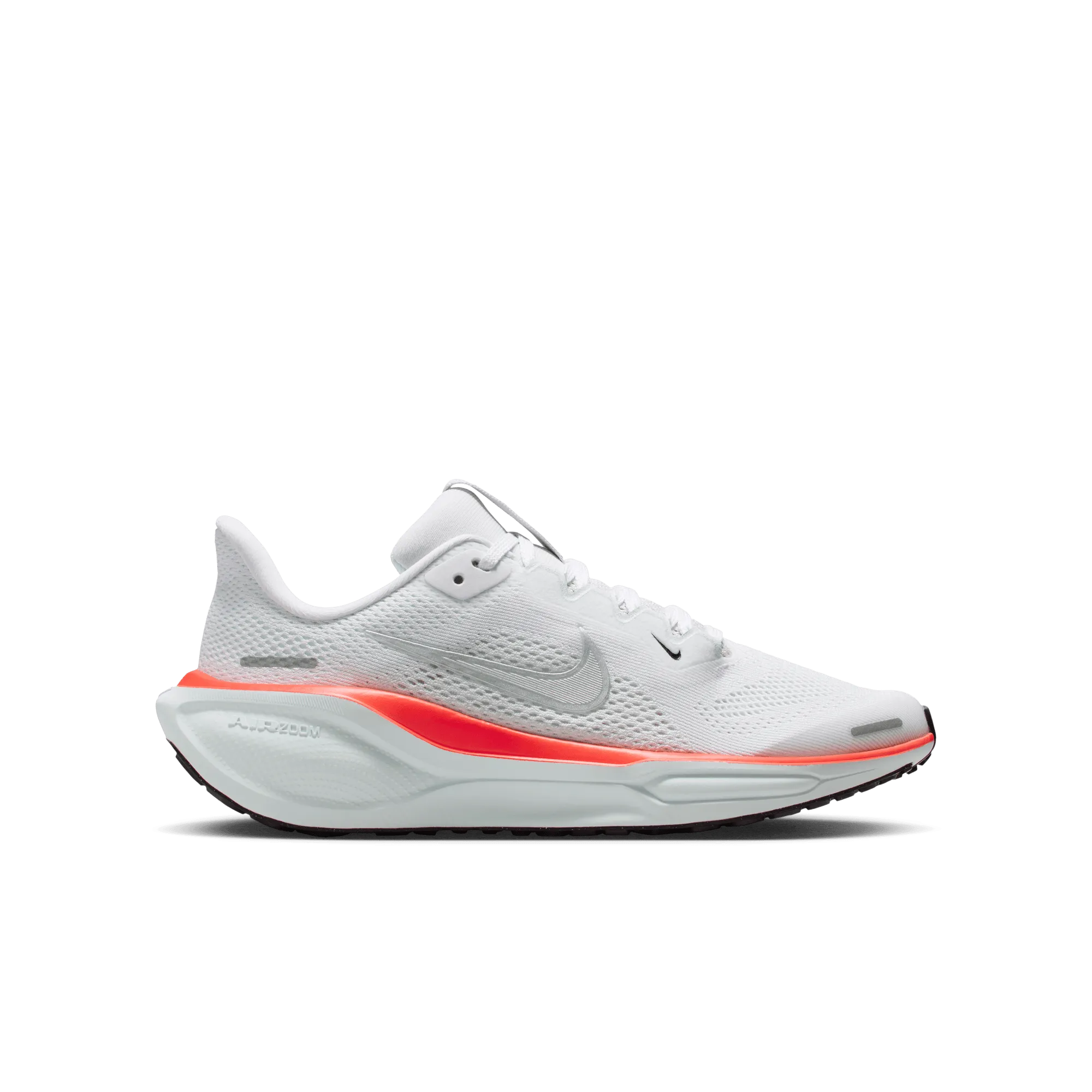 textured - finish shoes KID'S PEGASUS 41 - WHITE/METALLIC SILVER