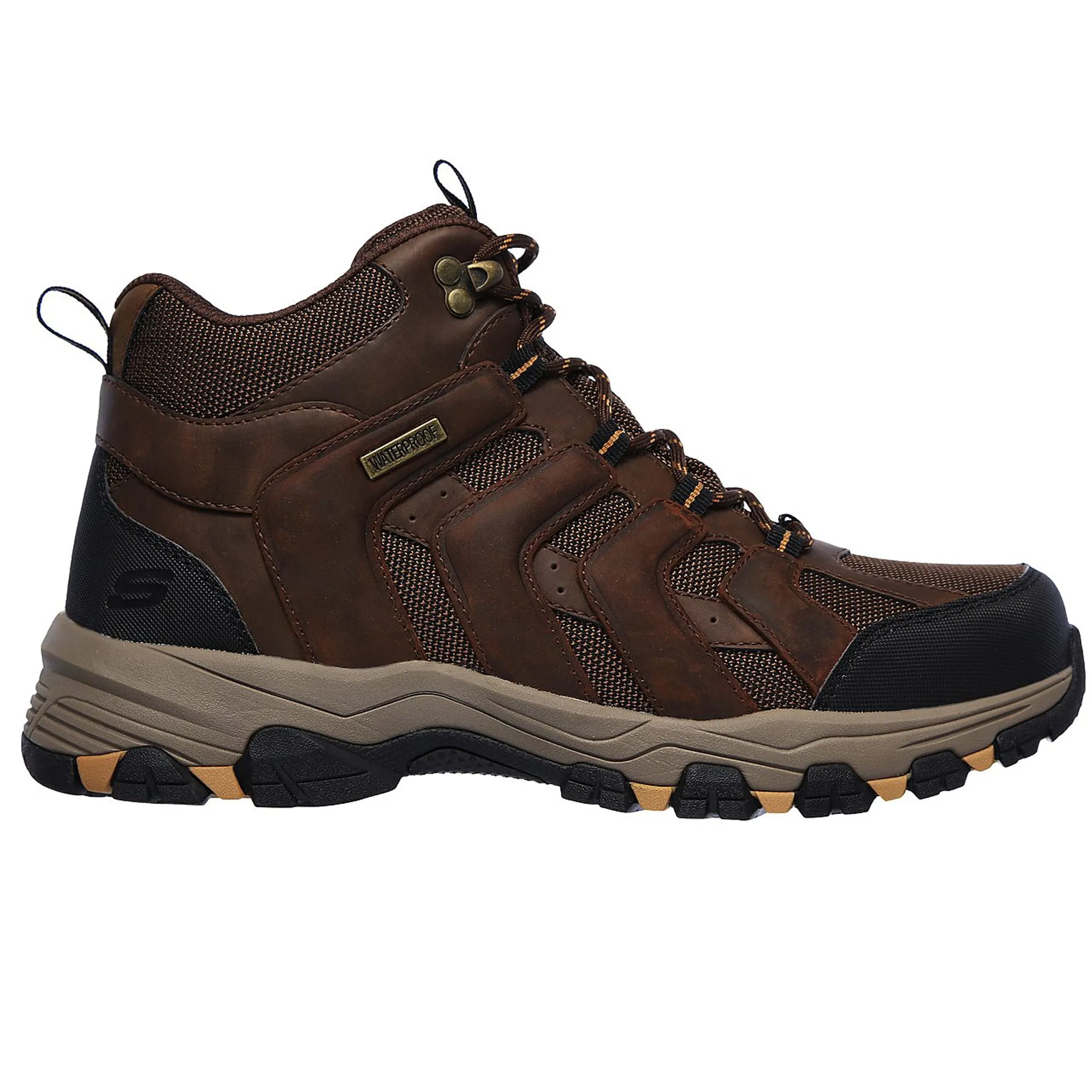 Airport Style Skechers Men's 204076 Relaxed Fit Selmen Relodge Waterproof Hiking Boots