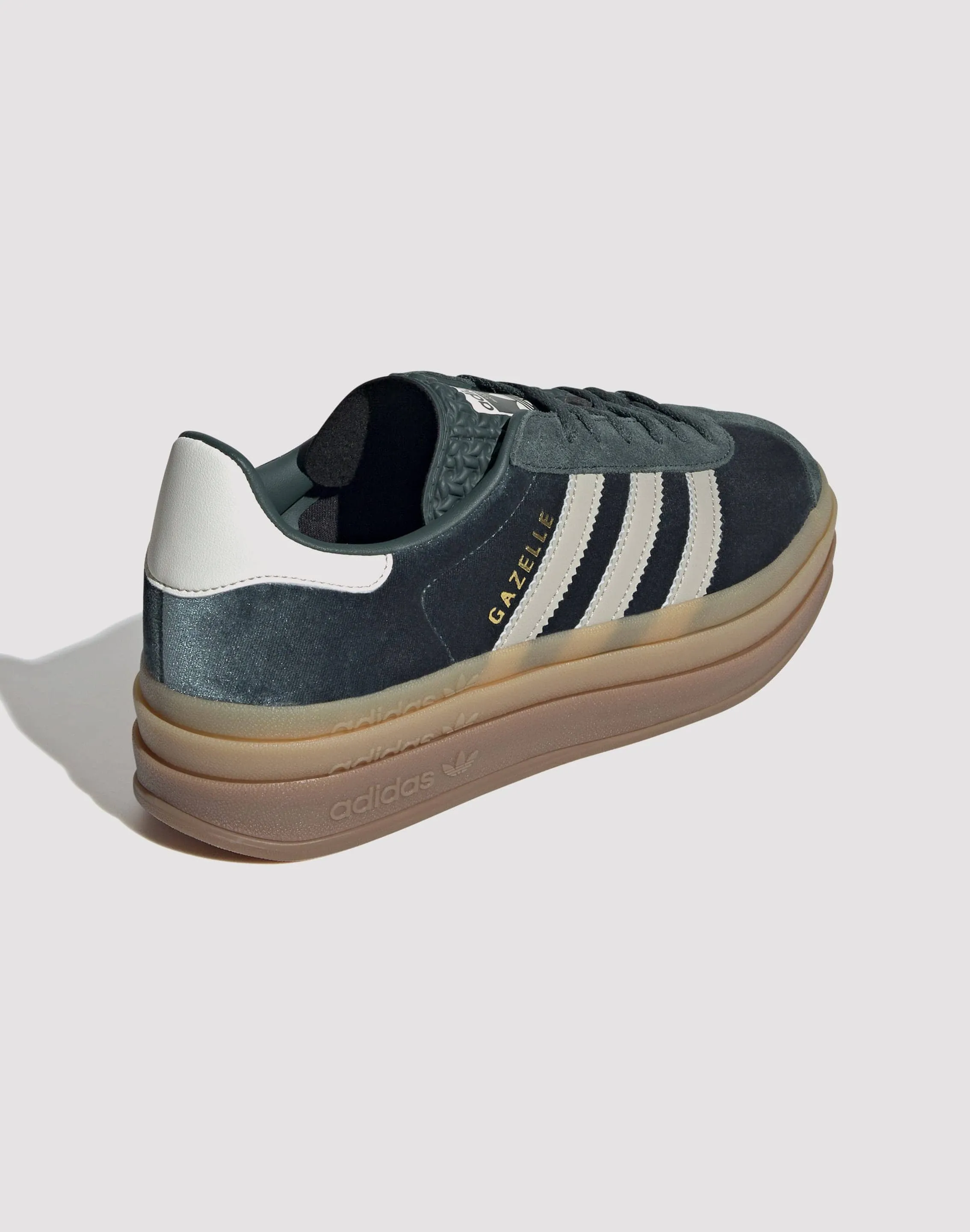 Adidas Originals Gazelle Bold "Mineral Green/Putty Grey" Easy Footwear Advanced Foot Support