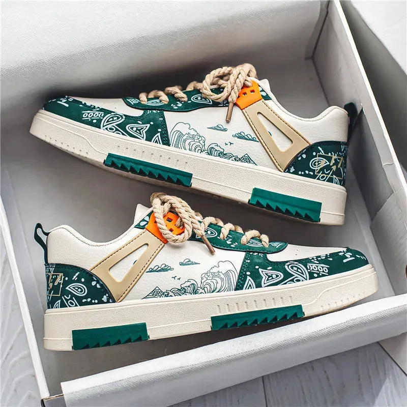 Men's Summer Casual Board Shoes Comfort Running Sneakers Lightweight Outdoor Anti Slip sports shoes Trendy versatile shoes Men Anti Slip
