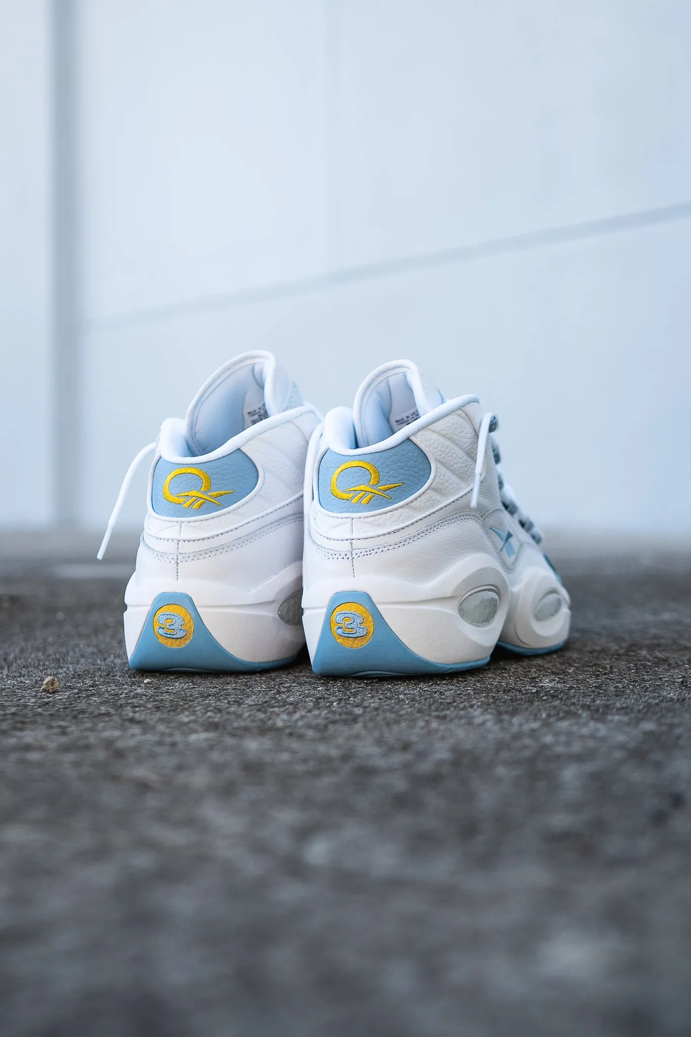 winter necessities Tailored durability Reebok Question Mid Men's Basketball Shoes (Nuggets)