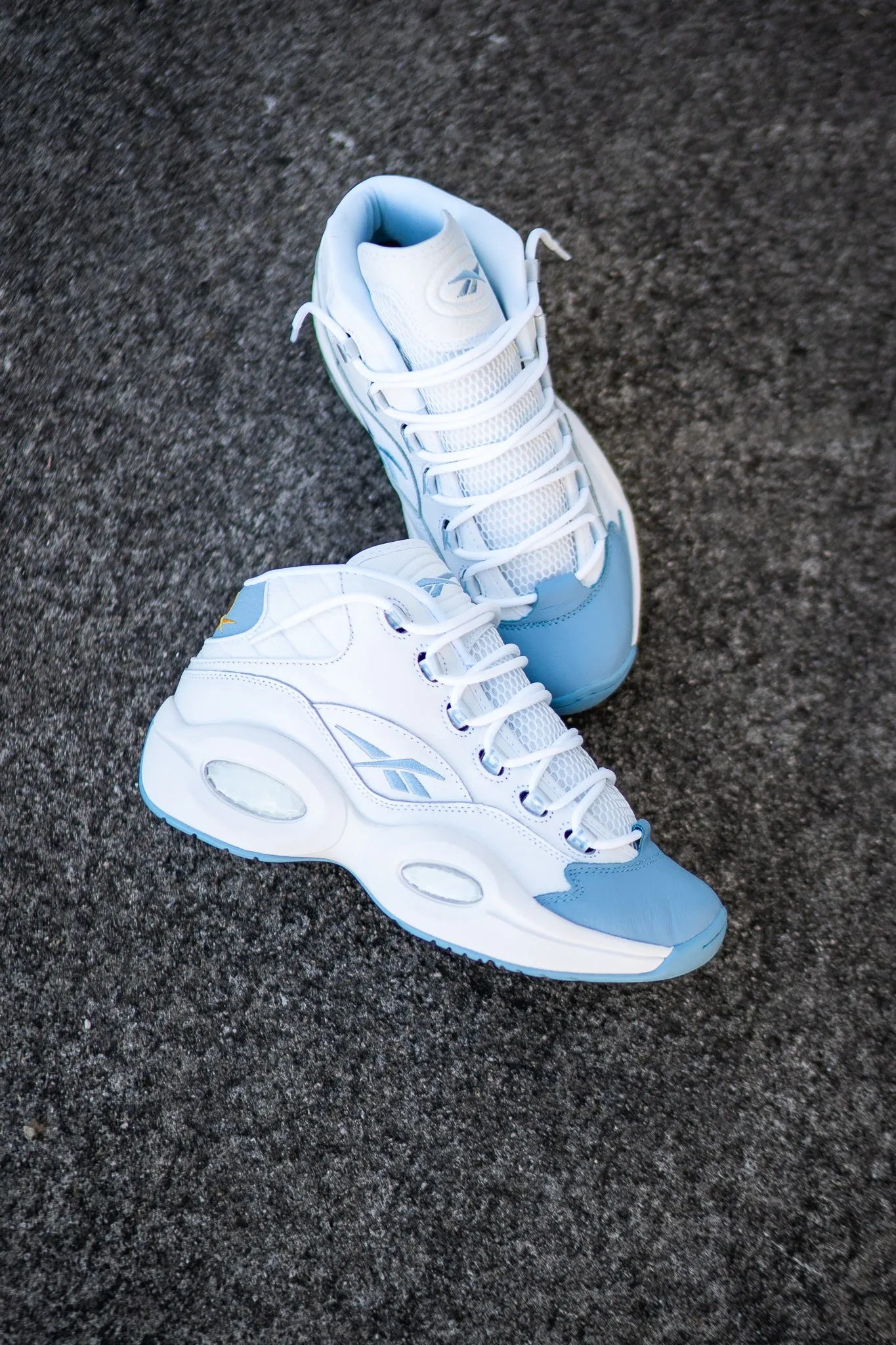Reebok Question Mid Men's Basketball Shoes (Nuggets) Smooth anti - static