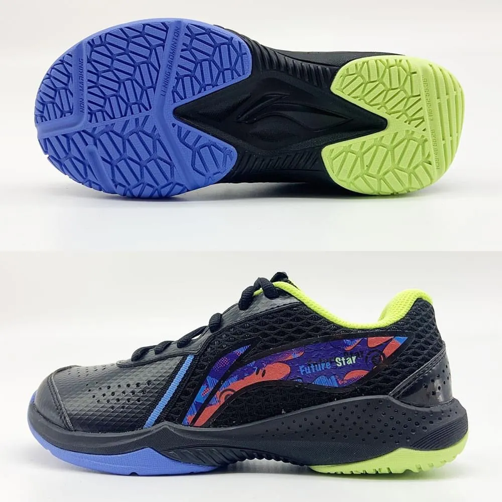 Li Ning Badminton Shoe Kids' [Black] AYTT014-4 Path Titan