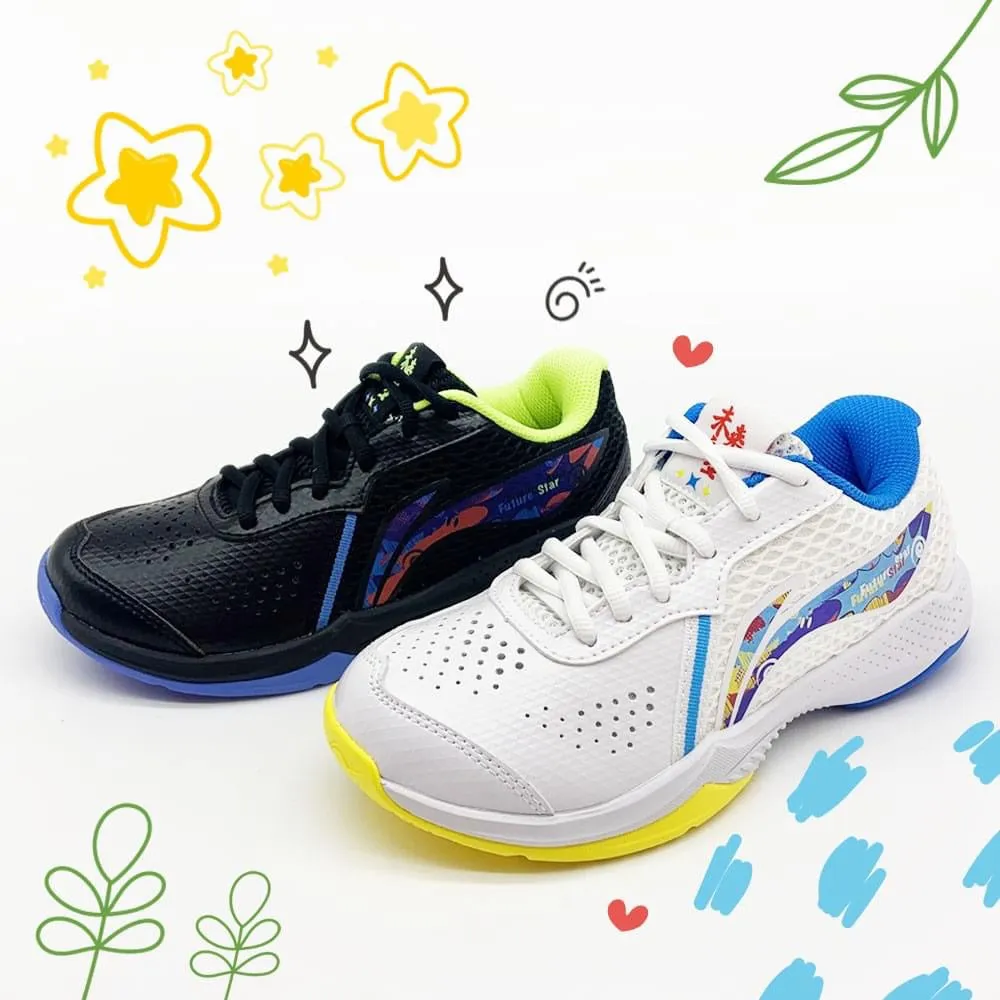 Foot Secure Li Ning Badminton Shoe Kids' [Black] AYTT014-4