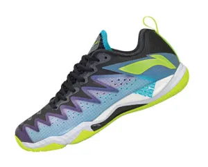 match day Shield One Li Ning Gyrfalcon 5 Badminton Shoe Unisex [Blue] AYAS026-2