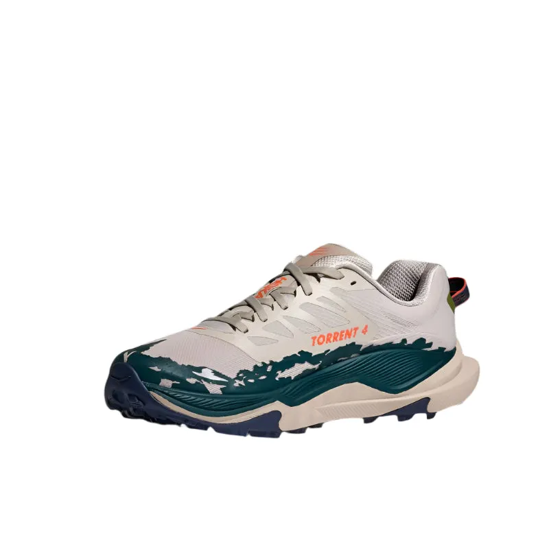 HOKA Torrent 4 D Mens Trail Running Shoes true - to - size padded - tongue - softness shoes
