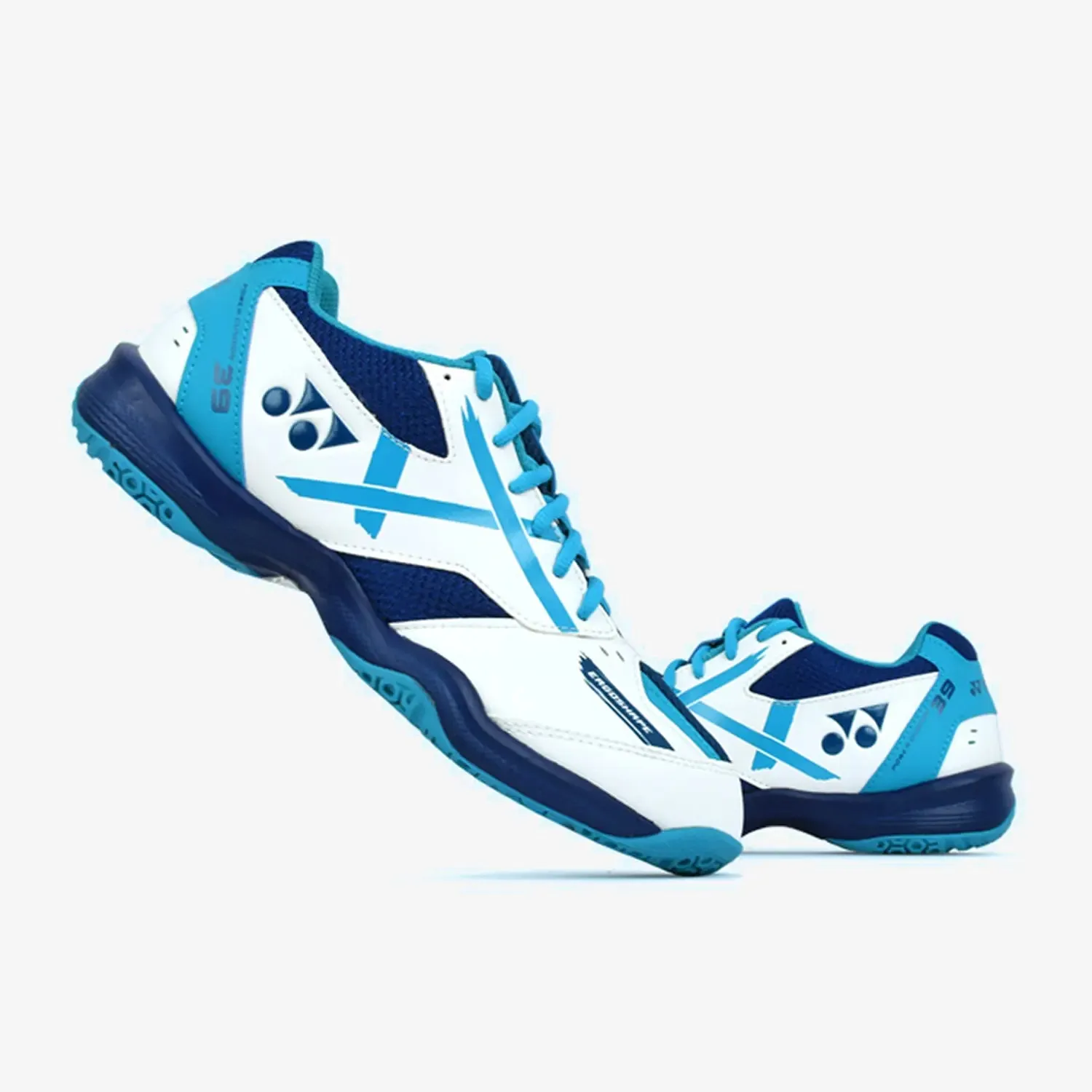 Burst Titan Outdoor Grip Yonex Power Cushion 39 (White/Blue)