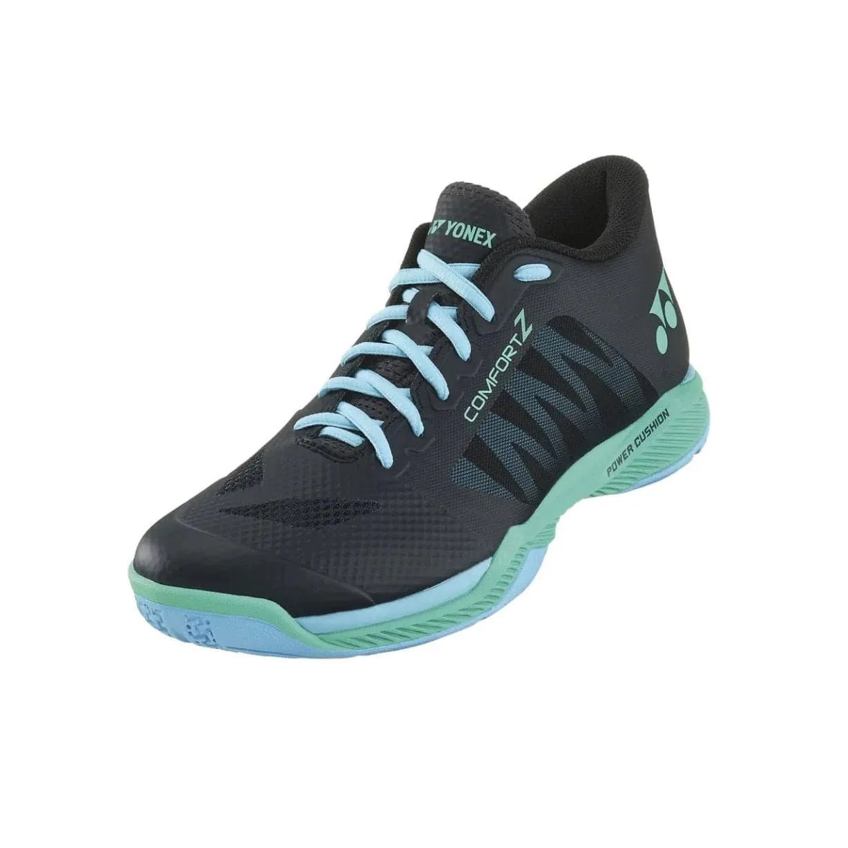Glide Prime Flex Titan (CLEARANCE) YONEX 2024 Power Cushion Comfort Z 3 Badminton Shoes Black/Mint WOMEN'S