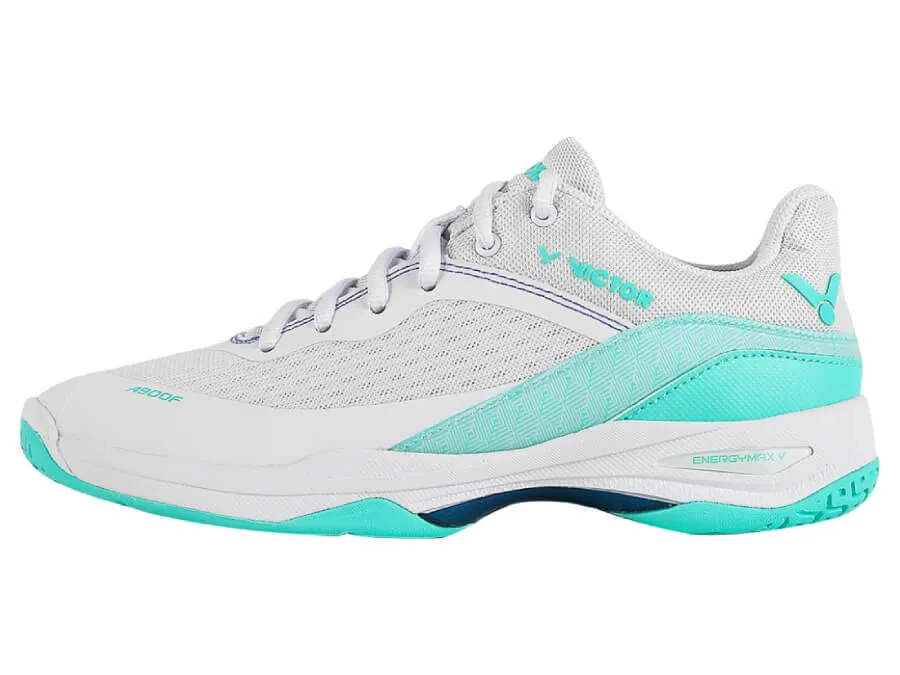 Comfort One Move Core Victor A900F-AR Badminton Ladies Court Shoes [Bright White/Cockatoo Green]