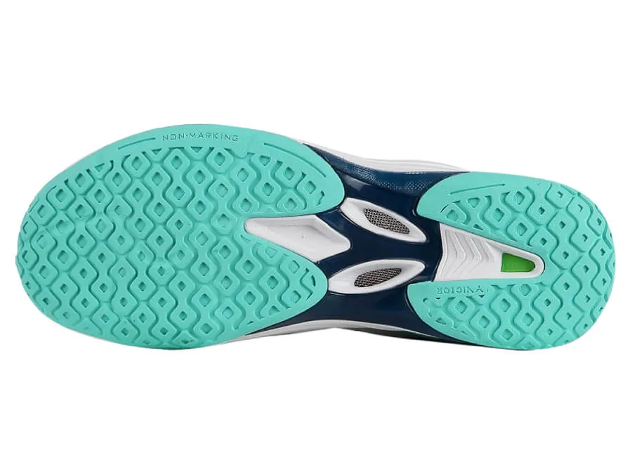 Victor A900F-AR Badminton Ladies Court Shoes [Bright White/Cockatoo Green] Dust Guard